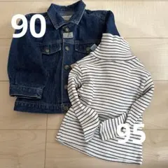BeBe デニムジャケットとタートルのセット