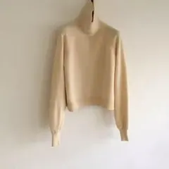 ADAM ET ROPE' アダムエロペ　ウールクロップドタートルプルオーバー