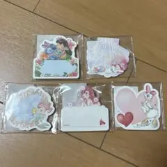 ディズニー 付箋 スティッチ アリエル デイジー