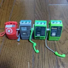 ガチャガチャ　公衆電話　4個セット