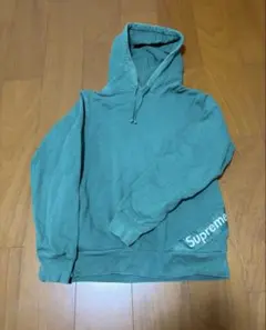 シュプリーム corner label パーカー 18ss グリーン S 사이즈