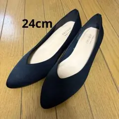 DRESKIP アーモンドトゥパンプス ブラック 外反母趾の方に優しいパンプス