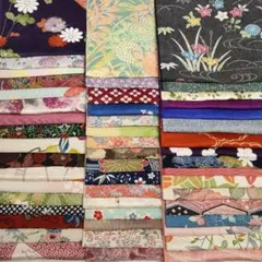 正絹着物カットクロス アソート50枚組8―⑬