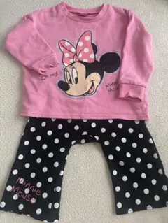 ミニーマウス トップスとパンツセット