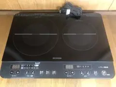 【美品】アイリスオーヤマ 2口 IHコンロ IHK-W13-B 2020年製