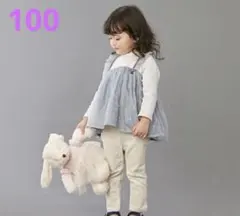 ☆petit main キラキラチュール 星 ドッキングトップス☆100