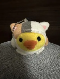 キイロイトリ だらだらのんびりネコ マスコットキーチェーン ぬいぐるみ