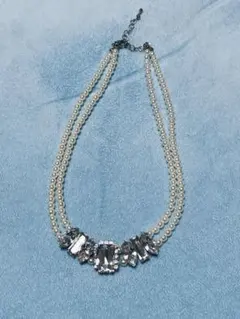 Lily Brown パールビジューネックレス