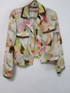 Zara ジャケット 花柄 水彩 ボタニカル ジャケット - メルカリ