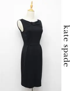 I478/kate spade NEW YORK ノースリーブワンピース 0 黒