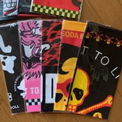 クリームソーダ バンダナ ロカビリー ブラックキャッツ ピンクドラゴン