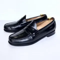 定番 美品✨ ジーエイチバス コインローファー ローガン US9 27cm 黒のサムネイル