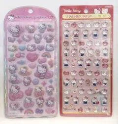 【正規品】ボンボンドロップシール コットンパフィシール ハローキティ 2枚セット
