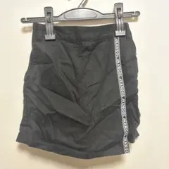 KANGOL 黒 ハーフパンツ ロゴテープ付き