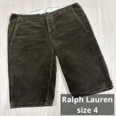 Ralph Lauren コーデュロイ ショートパンツ　4 シンチバック