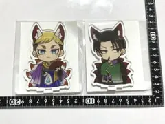 進撃の巨人　プリンセスカフェ　ハロウィン　九尾　アクスタ　エルヴィン　リヴァイ