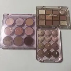 アイシャドウパレット3点セット