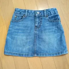 110デニムミニスカート 前ポケット付き ユニクロ