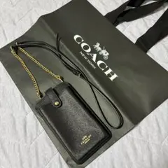 COCO CRUSH スマホショルダーバッグ スマホホルダー ブラック - メルカリ
