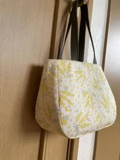 トートバッグ ハンドメイド ミモザ