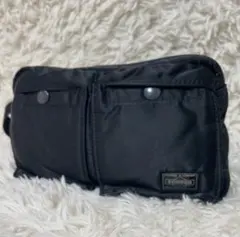 【極美品】PORTER タンカー ウエストバック ボディバッグ ブラック