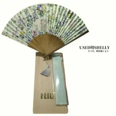 ☆ 未使用 FEILER フェイラー フラワー柄 扇子 ☆