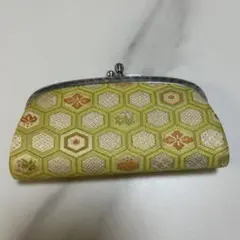 六角形模様がま口コインケース