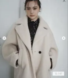 新品未使用タグ付　ショートカールボアコート　エメルリファインズ