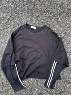 JieDa 17SS レイヤードTシャツ 日本製 ブラック サイズ2のサムネイル