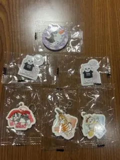 くら寿司 モフサンド ビッくらポン 缶バッジ アクリルステッカー ラバーチャーム