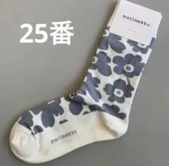 新品未使用　marimekko ソックス　　レディース靴下　25番のサムネイル