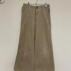 コーデュロイワイドパンツ