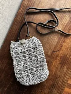 手編み ミニショルダー ショルダーバッグ