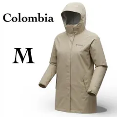 Columbia フード付きマウンテンパーカー ナイロンジャケット M ベージュ