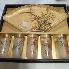 佐々木クリスタル　皿とコップセット