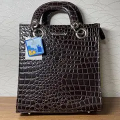 【タグ付き美品】ディズニー ミッキーマウス クロコ型押し バッグのサムネイル