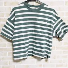 【美品】 GU ボーダー Tシャツ トップス ボーダーT