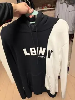 LBWK パーカー　リバティーウォーク　白黒　男女兼用
