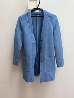 ZARA ブルー カーディガン Sサイズ