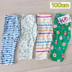 ★新品付き★ユニクロ　Coby baby 7分丈レギンス　100cm 4枚セット