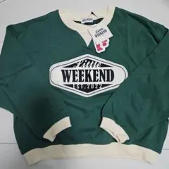 専用【新品】Little WEEKEND トレーナー 120cm 緑