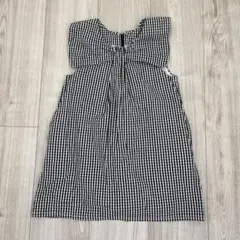 petit main チェック柄ノースリーブワンピース サイズ:110