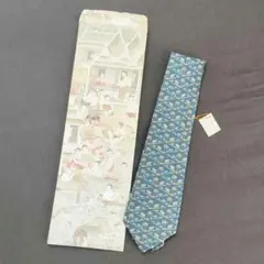 ​【新品未使用】ジム・トンプソン タイシルク ネクタイ 象柄