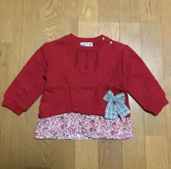 ラグマート 赤 トレーナー 女の子　ベビー　90サイズ