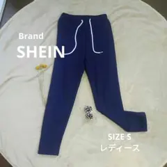 美品 ネイビー SHEIN スウェットパンツ ジョガータイプ SIZE S