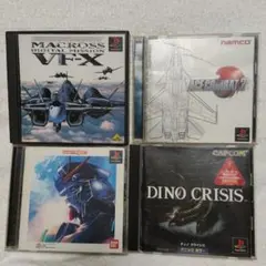 PS1ソフト4本セット マクロス エースコンバット DINO CRISIS