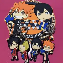 ハイキュー!! ラバーキーホルダー 5個セット