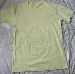 UNIQLO ドライカラークルーネックTシャツ薄い黄色男女兼用 Sサイズ