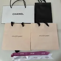 ショップ袋　CHANELDIORリボンJILL STUARTADDICTION