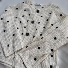 お値下げ中✨Jocomomola ドット柄 カーディガン